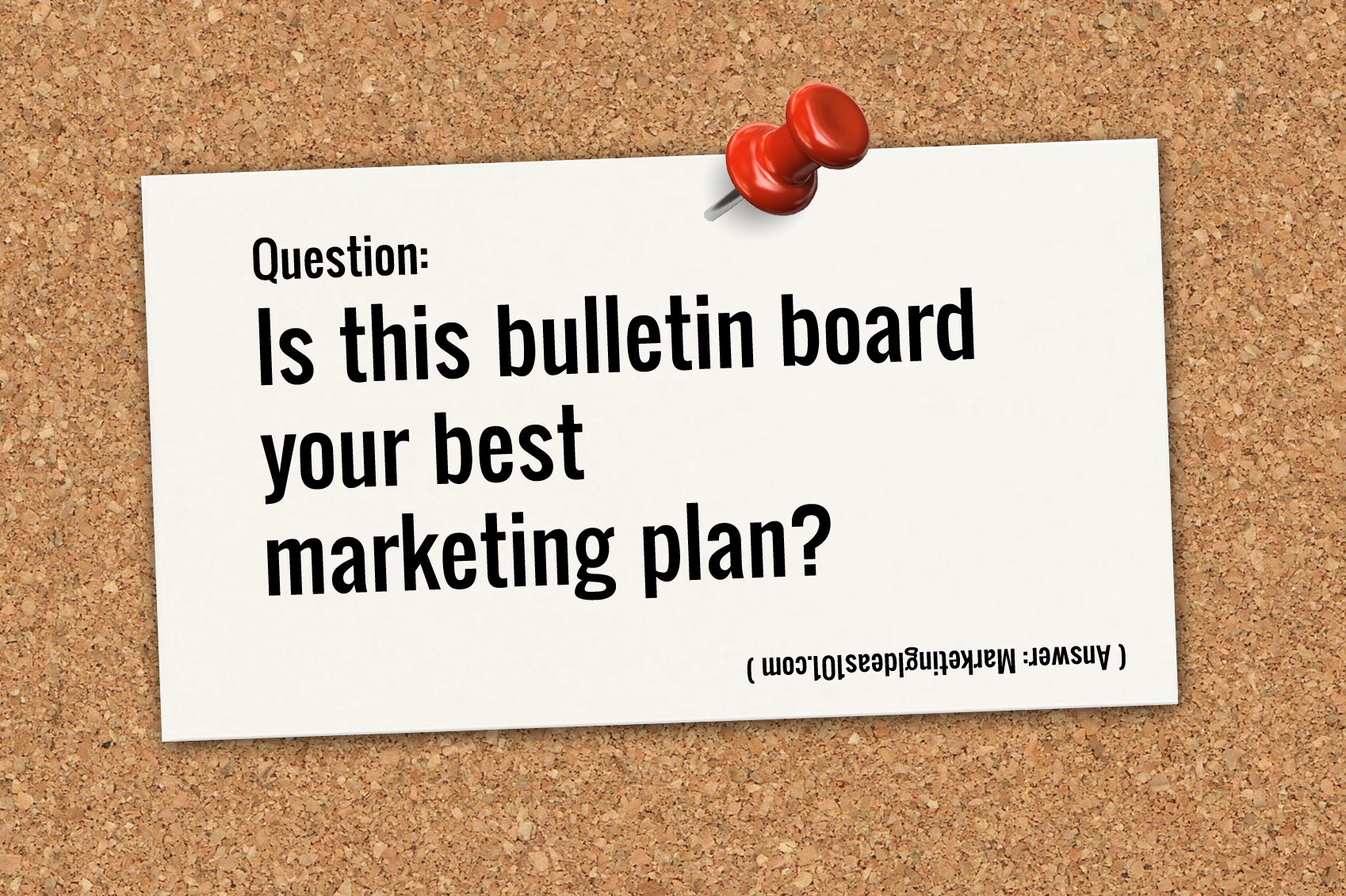 Marketing Ideas Ad Bulletin Board Cards Are Great