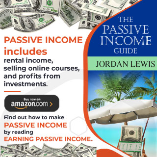 Passive income includes rental income, selling online courses, and profits from investments.