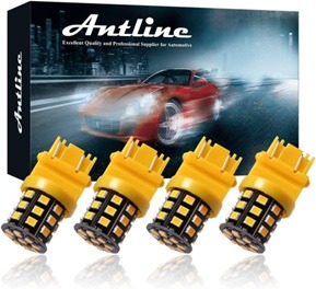 Antline LED Bulbs Amber Yellow, 12-24V Super Bright 1000 Lumens