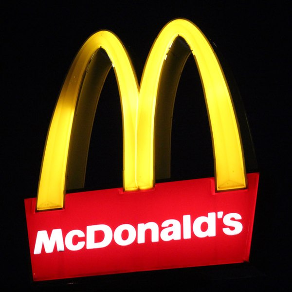 A McDonald’s sign 